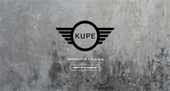 Desktop Screenshot of kupe.dk