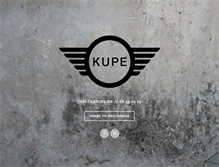 Tablet Screenshot of kupe.dk